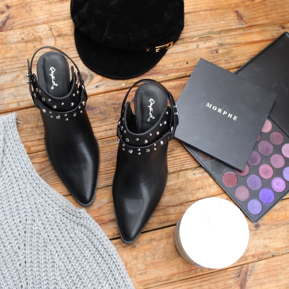 🚨//The Sequoia// Black patent leather Mule - Picture 6 of 8